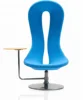 Modular Foam Polyester Blue Fabric Yellow Table Salon Chairs Lounge Chairs
