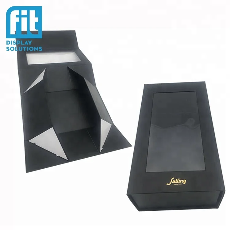 logo luxury cardboard rectangle small paper folding gift box