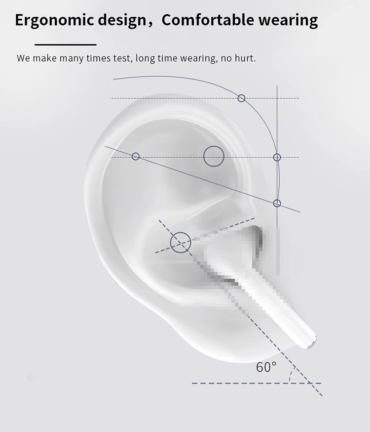 Bluetooth Ear Buds Silent Disco i12 i30 i60 i80 i100 Waterproof Headphone Original Size i23 Touch 5.0 Hands Free Headsets - ANKUX.COM