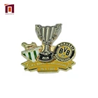 High Quality Offset Printing Enamel Backing Card Custom Club Trophy Lapel Pin