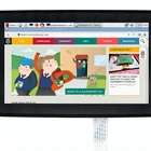 Waveshare Raspberry PI 10.1 inch HDMI LCD(D) 1024x600 Resolution Capacitive Screen LCD Supports HDMI VGA and AV Interface