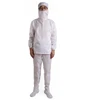 Antistatic smock/ESD stand collar smock with socks attached