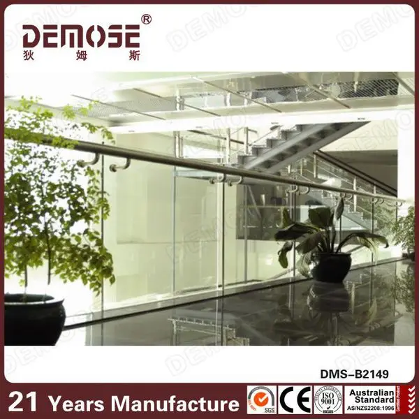 304 316 stainless steel glass railing for stairs
