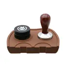 china supplier custom food grade silicone coffee corner mat /silicone coffee tamper mat