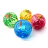 65mm Kids Fun Toys LED Light up Jumping Ball Color Changing Bouncing Ball Super Glitter Water Ball