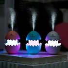 Creative Colorful 100ml Mini USB Egg Ultrasonic Humidifier Portable LED Light for Home Office Car Mist Maker Fogger