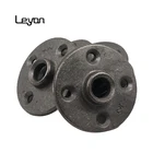 New design malleable iron pipe fittings pipe shelf brackets for metal pipe shelves