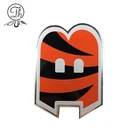 Brushed Fashion Design Logo Custom Metal Plate