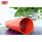 Orange PVC Conduit Pipe for Electric cable with rubber ring