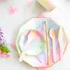 Food Grade Paper Happy New Year Serving Tableware Party Kit