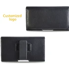 Holster belt clip Universal pouch leather case for iphone for Samsung cell phone