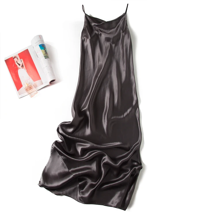 China clothing manufacturer charming ladies 100% silk camisole in silk satin fabric