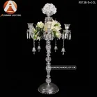 Crystal Candelabra for Wedding Decoration in Gold Finish