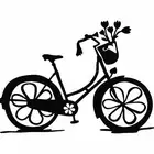 Self Adhesive Bicycle Die Cut Sticker Decal