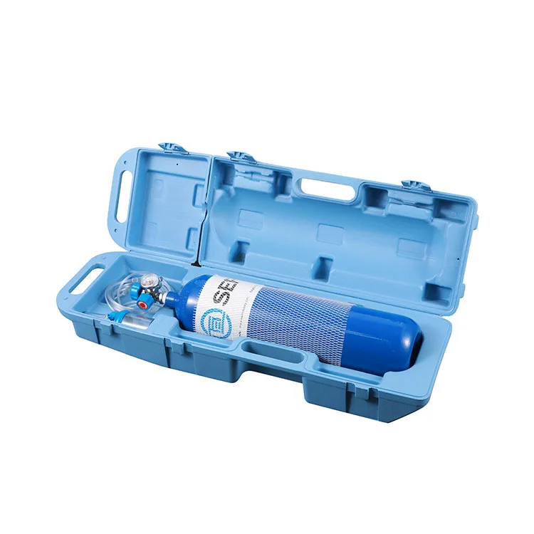 CE 認証小型のポータブル医療酸素ボンベサイズ医療使用ガスシリンダー