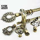 KYOK varieties metal roman pole/rod, 15 Years Iron Curtain Rod,Factory supply decorative metal curtain rods