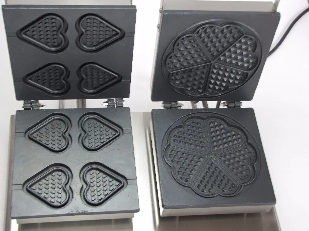 Two bakers Heart Shaped Electric waffle machine / lolly waffle maker
