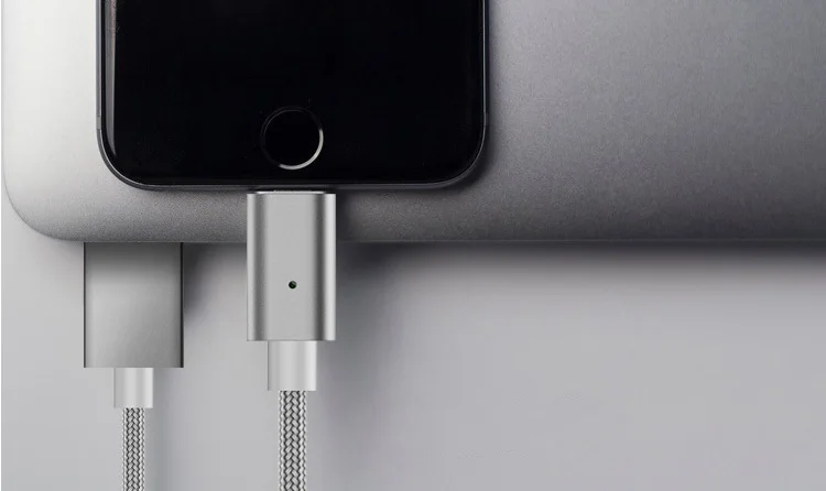 New 3 in 1 nylon Braided USB Type C magnetic usb cable,magnetic charging cable for iPhone samsung