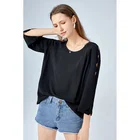 2019 fashion casual round neck blouse for women