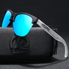 KDEAM custom logo women men sun glasses half-frame TR90 polarized UV400 frog sunglasses with OEM