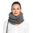 Cervical neck traction device adjustable neck stretcher collar with full velvet material