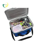 Large Insulated Lunch Bag Lunch Tote Soft Cooler with Front Pocket