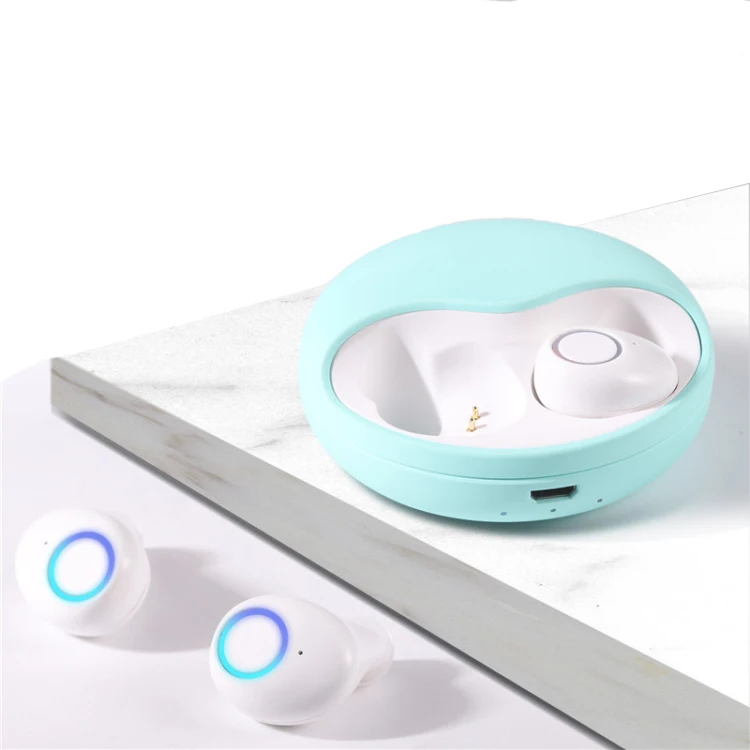 The New Wireless Invisible Earbuds Earbuds With Charging Case Earphones Wired - ANKUX.COM