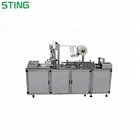 Film Small Tea Cigar Box Paper Overwrapping Machine, Cosmetic Packaging Equipment