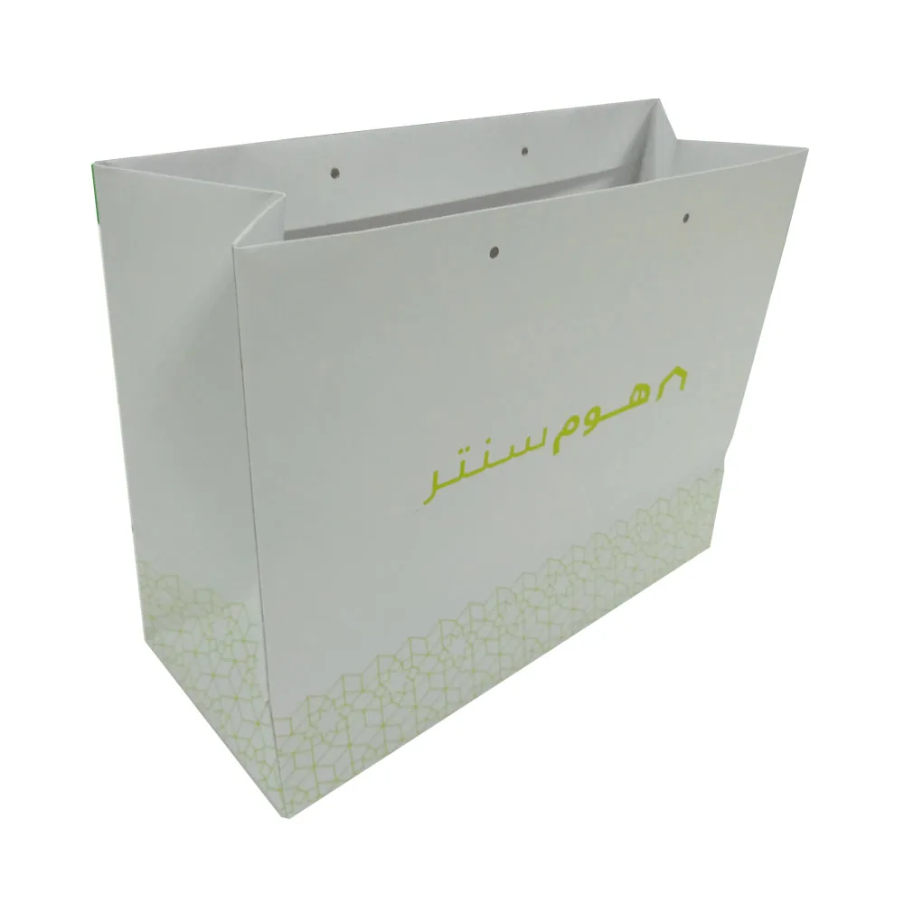fashion advertising eco friendly tea filter shopping paper bag