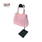 Fashion Black Single Side Steel Ladies Handbag Show Display Stand Bag Display Holder for Store