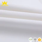 China Woven Textile White Color 100% Cotton Plain Fine Canvas Fabric