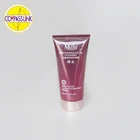 Red offset printing cosmetic tube with screw cap