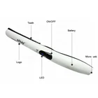 Mini portable Rechargeable Cordless flat iron for women Beard hair straightener with comb for men