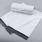 Bianco Poly Mailer Plastica Stampa di Spedizione Mailing Sacchetti Della Busta Sacchetto di Plastica 2 Mil