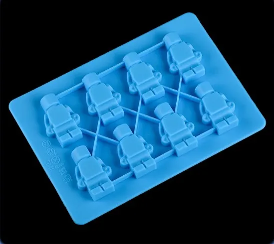 Minifigurine Lego Bac À Glaçons En Silicone Moule À Bonbons Chocolat Sucré BRICOLAGE Moule