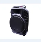 super bass portable trolley tailgate speaker with usb and sd card reader jack
