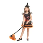 Hot Sale Halloween Carnival Stage Party Shiny Pretty Carnival Dresses For Kids, Girls Witch Costume
