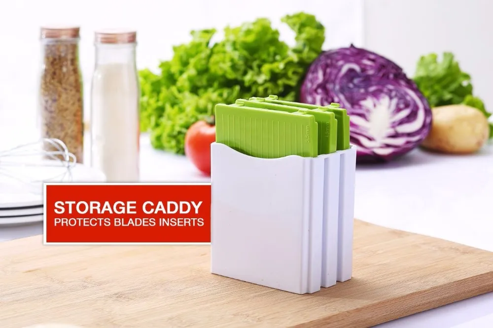 4 Blades Mandoline Slicer, Vegetable Chopper, Tomato Slicer