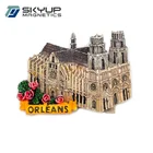 High quality Custom City Souvenir magnets fridge 3d Fridge Magnet