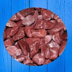 Red round playground decorative small crushed pebble stone