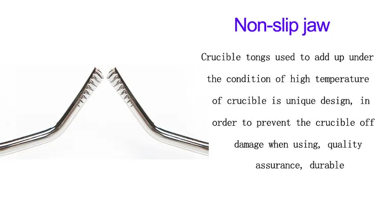 stainless steel crucible tongs for lab use
