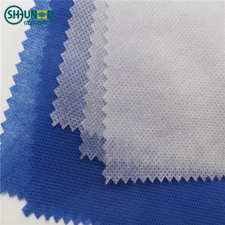 China 100% Virgin Bio-degradable PP Non Woven Polypropylene Spunbond Nonwoven Fabric Rolls for Home Textile Bags