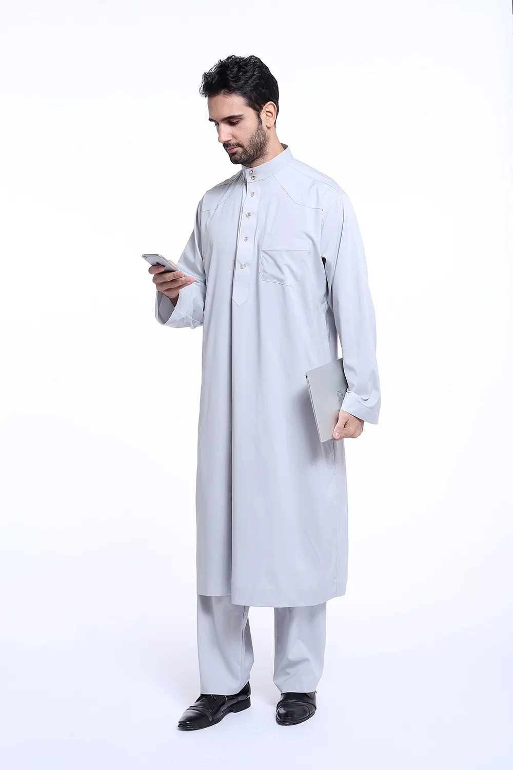 New Style Islamic Clothing Muslim Men Thobe Ethnic Clothing Buy New