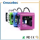 Createbot Metal Frame Super Mini 3D Printer Machine High Accuracy kit Free Filament