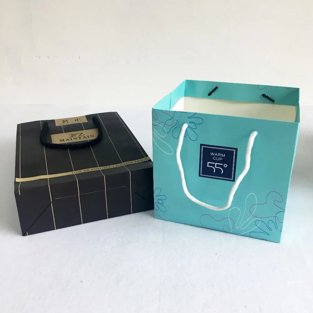 cheap custom printed luxury retail paper shopping bag low cost