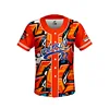 Wholesale Dri Fit Sublimated Mens Polyester Sport XL XXL XXXL Baseball Jersey T Shirt Cool Pattern Baseball Jersey