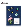 Cute flamingo notebook navy blue decorative cover design diary