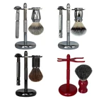 Packaging Customization Synthetic Brush Set Shaving Best-selling Synthetic Filaments Shaving Brush Set Badger Shaving Kits