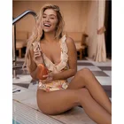 2019 Sexy Women Floral Print Bikini Set Swimming one Piece Swimsuits Swimwear Beach Suit female swimsuit