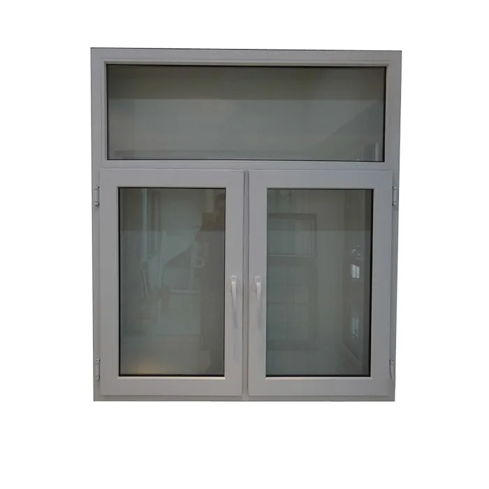 Kitchen white casement american style pvc windows